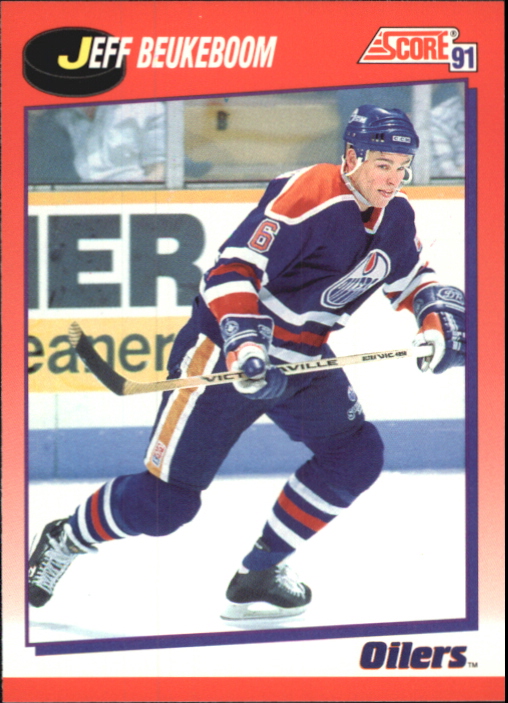 1991-92 Score Canadian Bilingual #253 Jeff Beukeboom