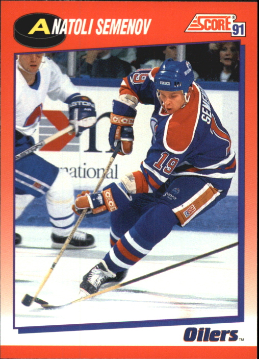 1991-92 Score Canadian Bilingual #258 Anatoli Semenov