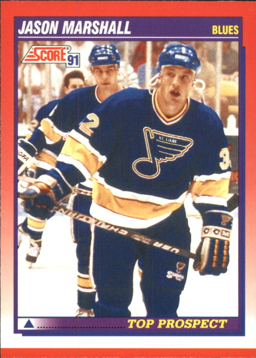 1991-92 Score Canadian Bilingual #278 Jason Marshall TP