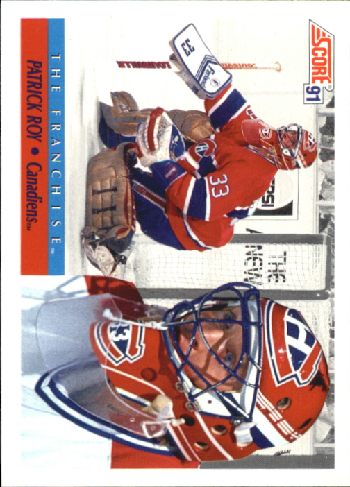 1991-92 Score Canadian Bilingual #314 Patrick Roy FRAN