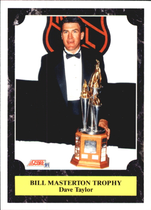 1991-92 Score Canadian Bilingual #325 Dave Taylor Masterton