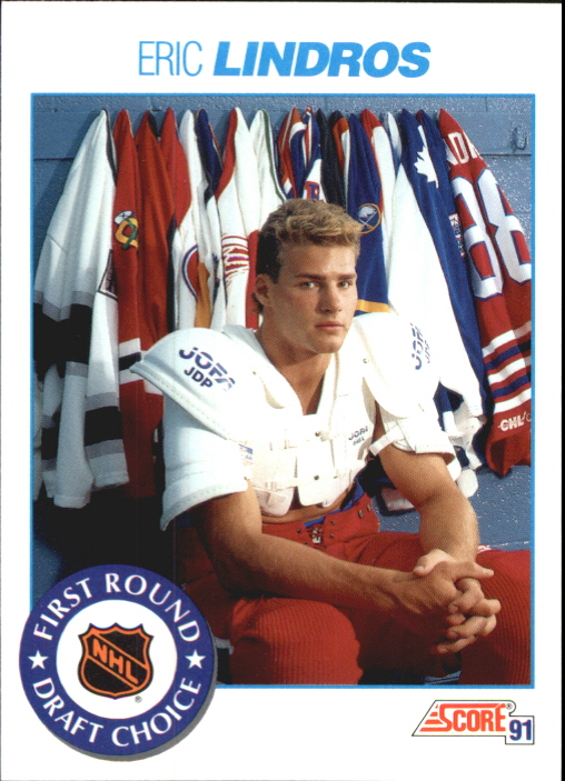 1991-92 Score Canadian Bilingual #329 Eric Lindros Draft