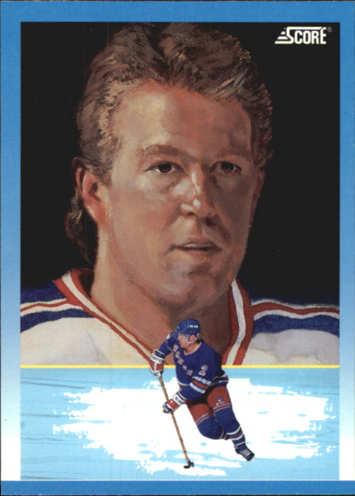 1991-92 Score Canadian Bilingual #373 Brian Leetch DT