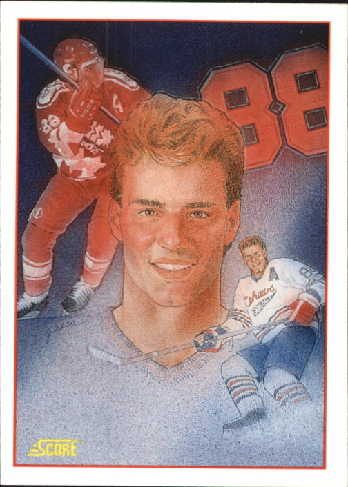 1991-92 Score Canadian Bilingual #384 Eric Lindros Art