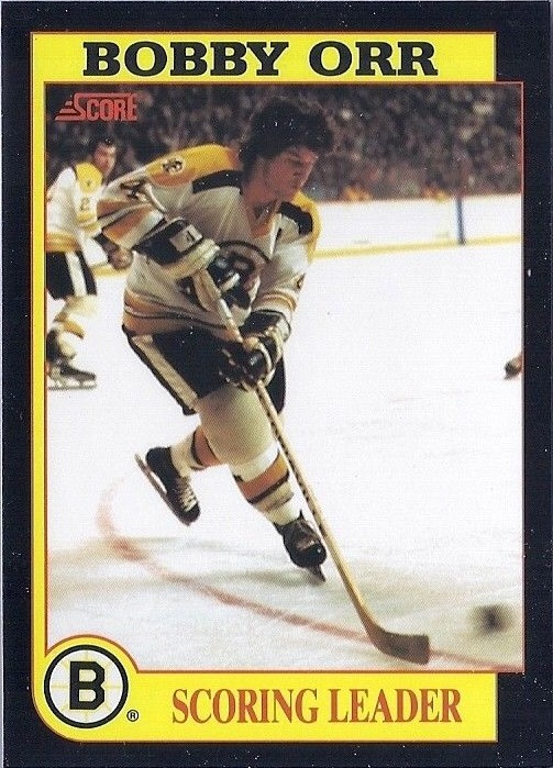 1991-92 Score Bobby Orr #2 Bobby Orr/Scoring Leader