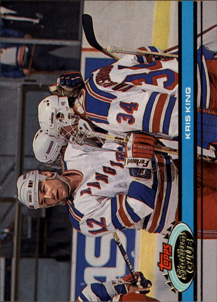 1991-92 Stadium Club #26 Kris King