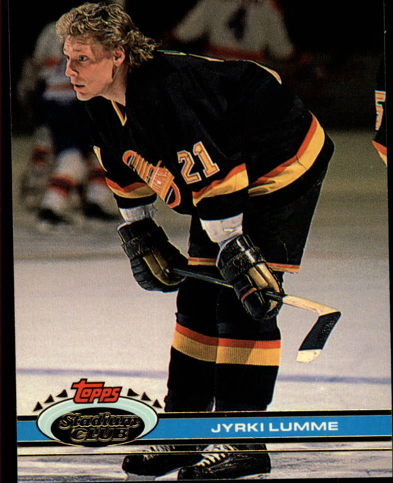 1991-92 Stadium Club #154 Jyrki Lumme