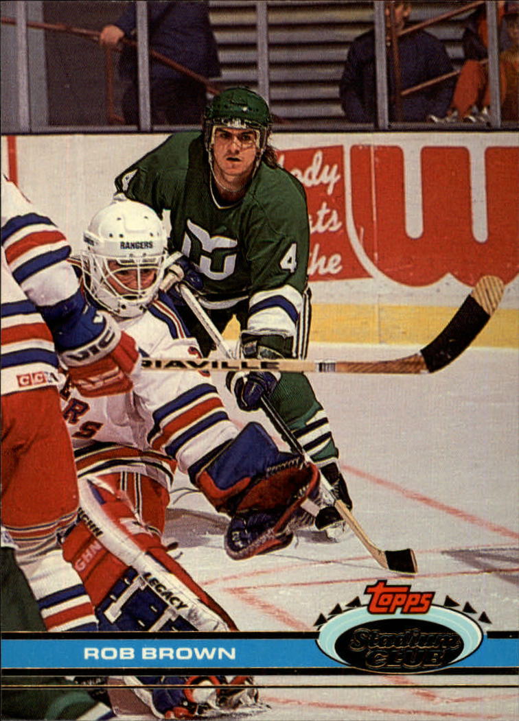 1991-92 Stadium Club #200 Rob Brown