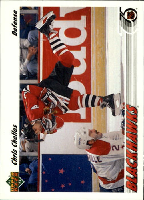 1991-92 Upper Deck #354 Chris Chelios