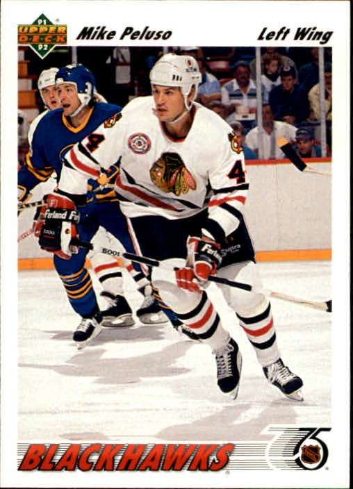 1991-92 Upper Deck #414 Mike Peluso