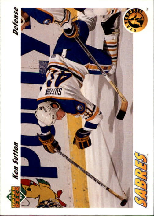 1991-92 Upper Deck #458 Ken Sutton RC