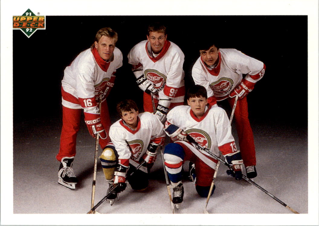 1991-92 Upper Deck #SP1 Gretzky/Hull/Kamensky