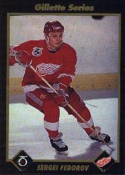 1991-92 Gillette #12 Sergei Fedorov