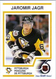 1991-92 Kraft #3 Jaromir Jagr