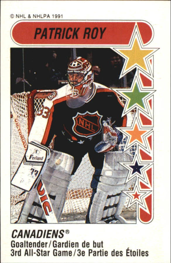 1991-92 Panini Stickers #333 Patrick Roy