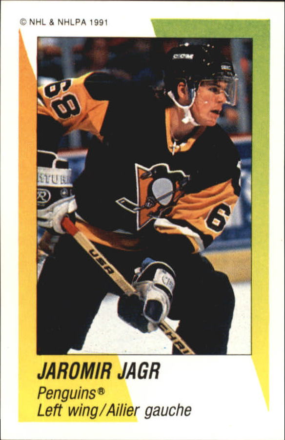 1991-92 Panini Stickers #344 Jaromir Jagr