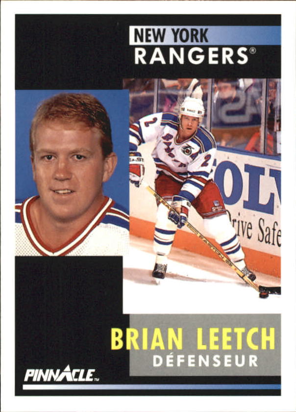 1991-92 Pinnacle French #136 Brian Leetch