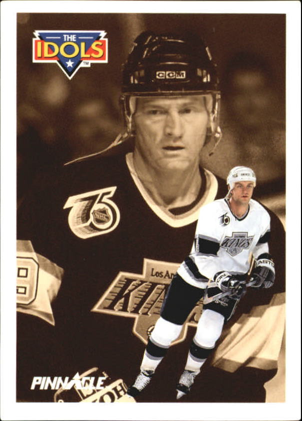 1991-92 Pinnacle French #382 Rob Blake IDOL/(Larry Robinson)