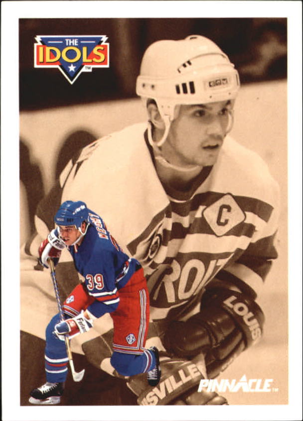 1991-92 Pinnacle French #383 Doug Weight IDOL/(Steve Yzerman)