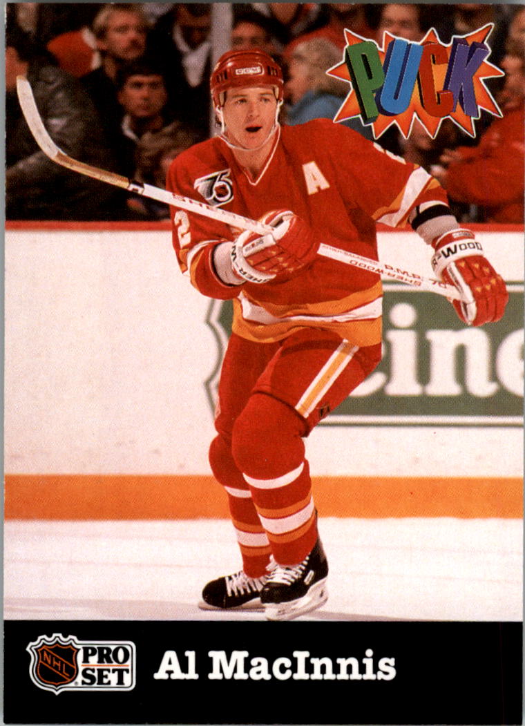 1991-92 Pro Set Puck Candy #5 Al MacInnis