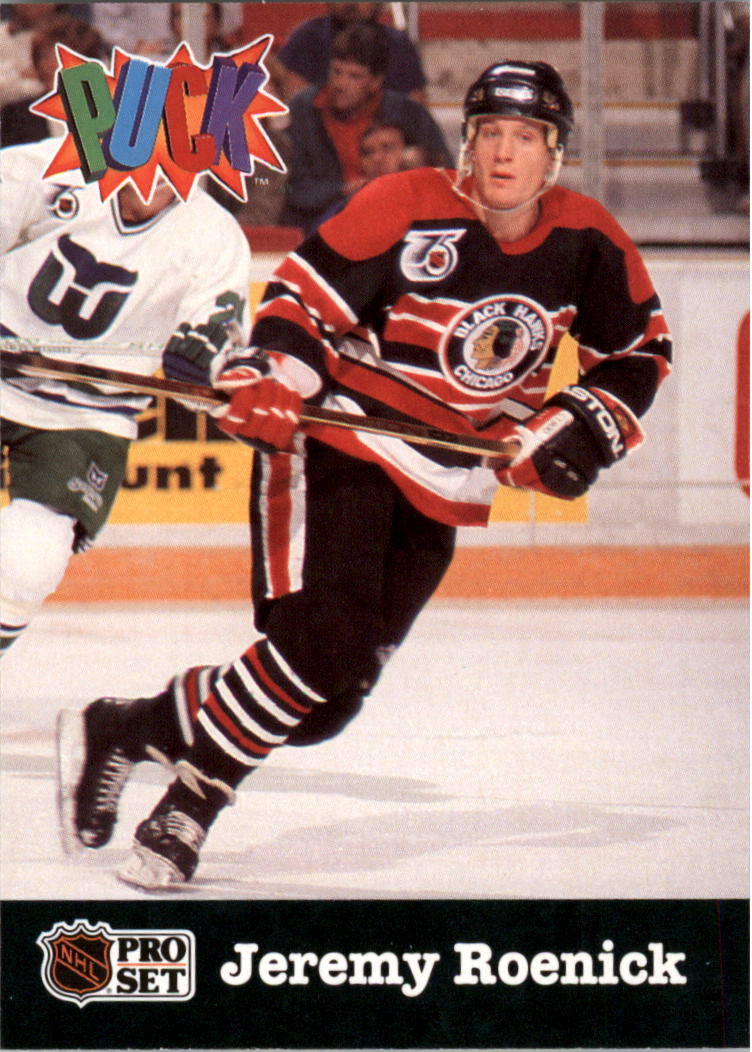 1991-92 Pro Set Puck Candy #6 Jeremy Roenick