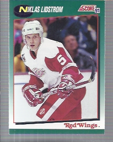 1991-92 Score Canadian English #621 Nicklas Lidstrom RC