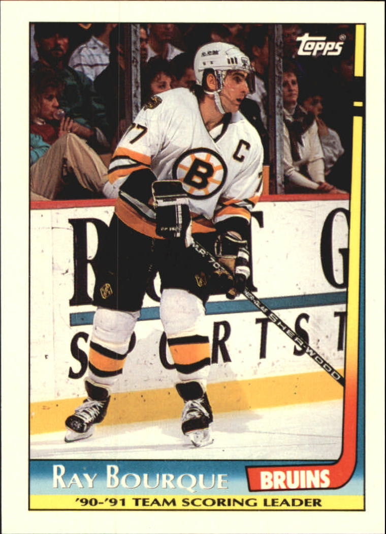 1991-92 Topps Team Scoring Leaders #19 Ray Bourque