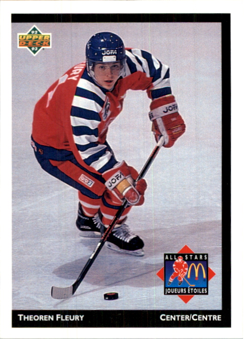 1992-93 McDonald's Upper Deck #7 Theo Fleury