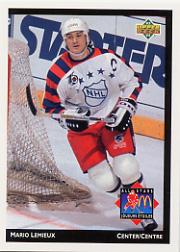1992-93 McDonald's Upper Deck #21 Mario Lemieux