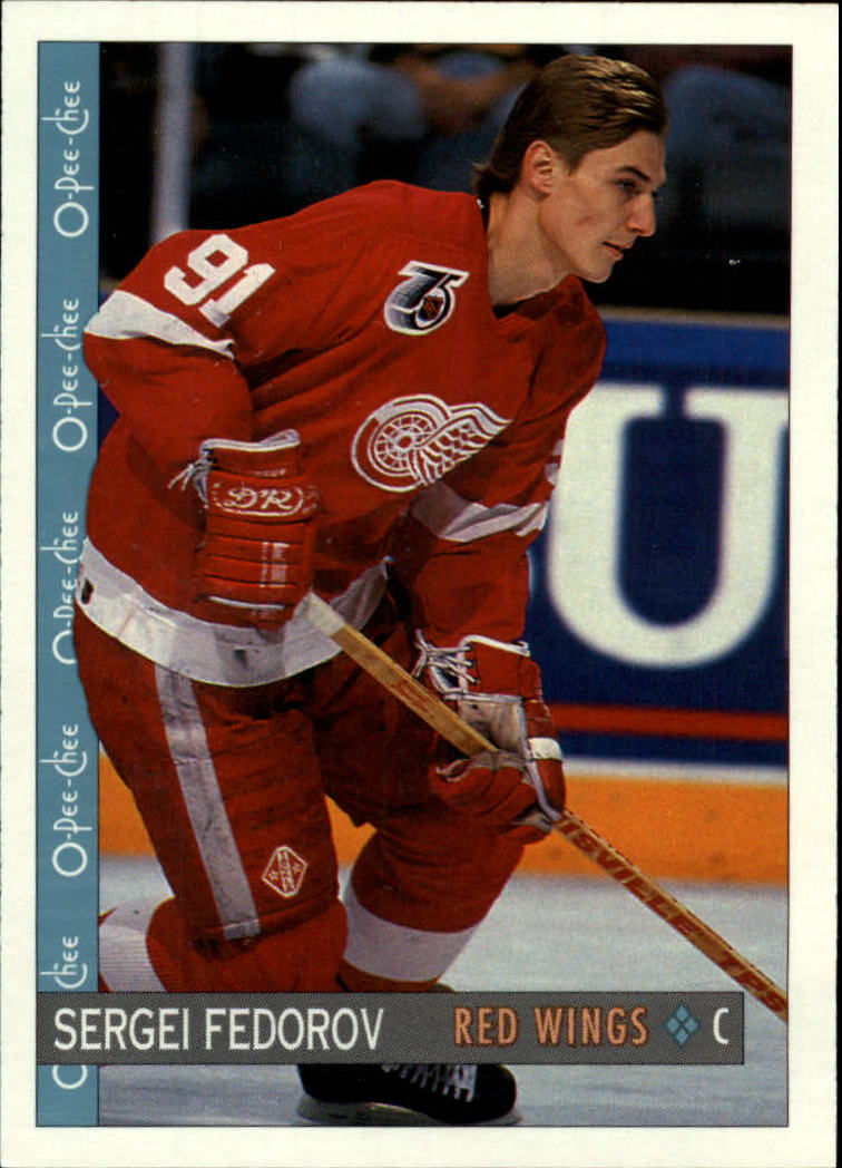 1992-93 O-Pee-Chee #195 Sergei Fedorov
