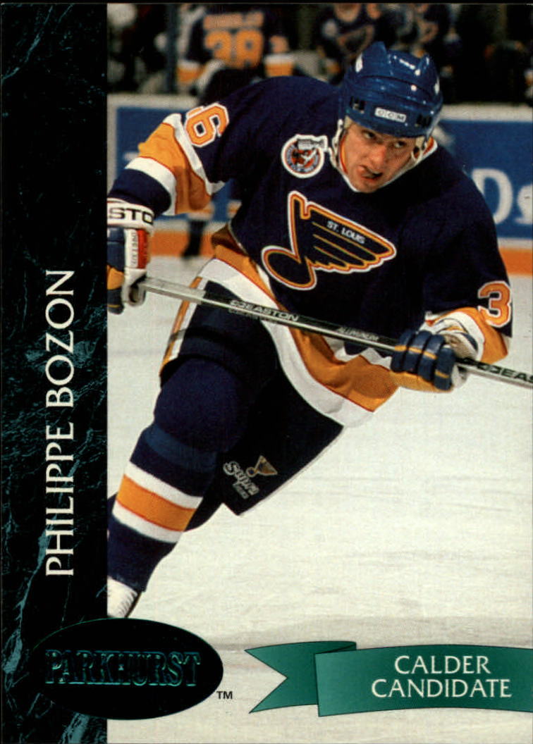1992-93 Parkhurst Emerald Ice #159 Philippe Bozon