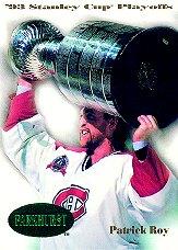 1992-93 Parkhurst Emerald Ice #510 Patrick Roy SCP front image
