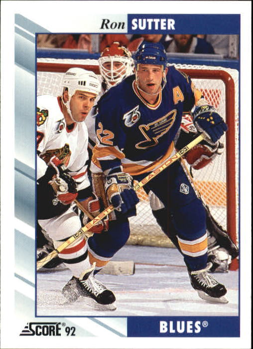 1992-93 Score #86 Ron Sutter