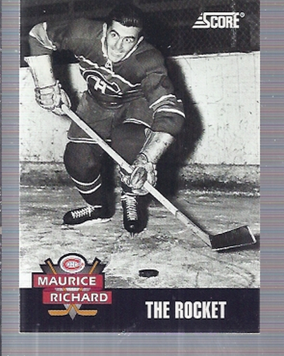 1992-93 Score Canadian Olympians #NNO1 Maurice Richard