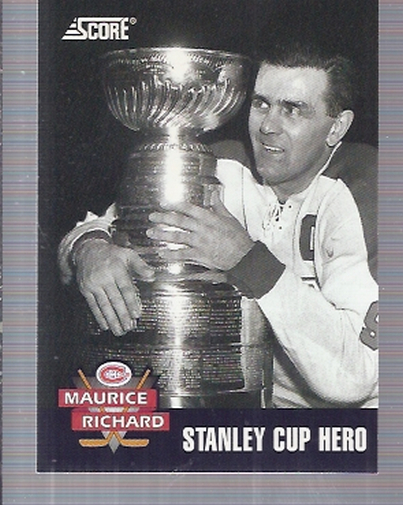 1992-93 Score Canadian Olympians #NNO2 Maurice Richard