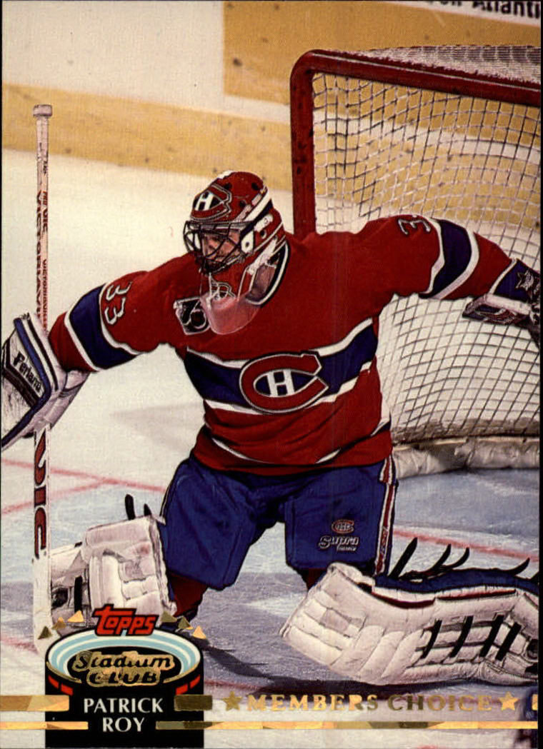 1992-93 Stadium Club #252 Patrick Roy MC