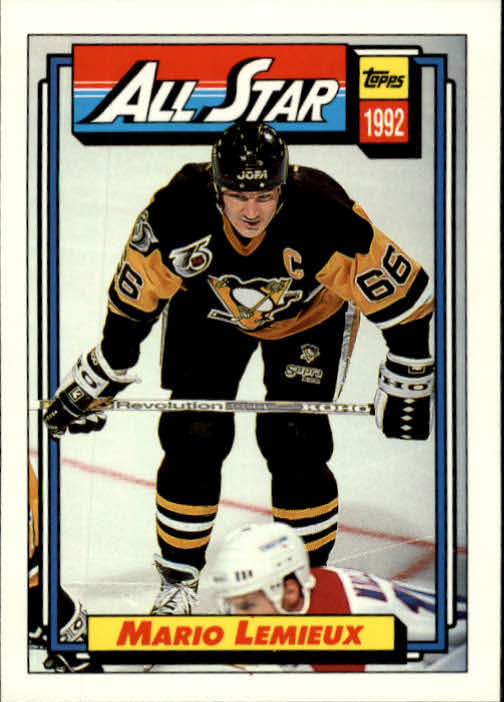 1992-93 Topps #265 Mario Lemieux AS