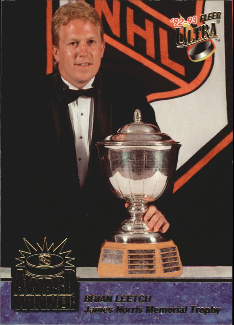 1992-93 Ultra Award Winners #2 Brian Leetch