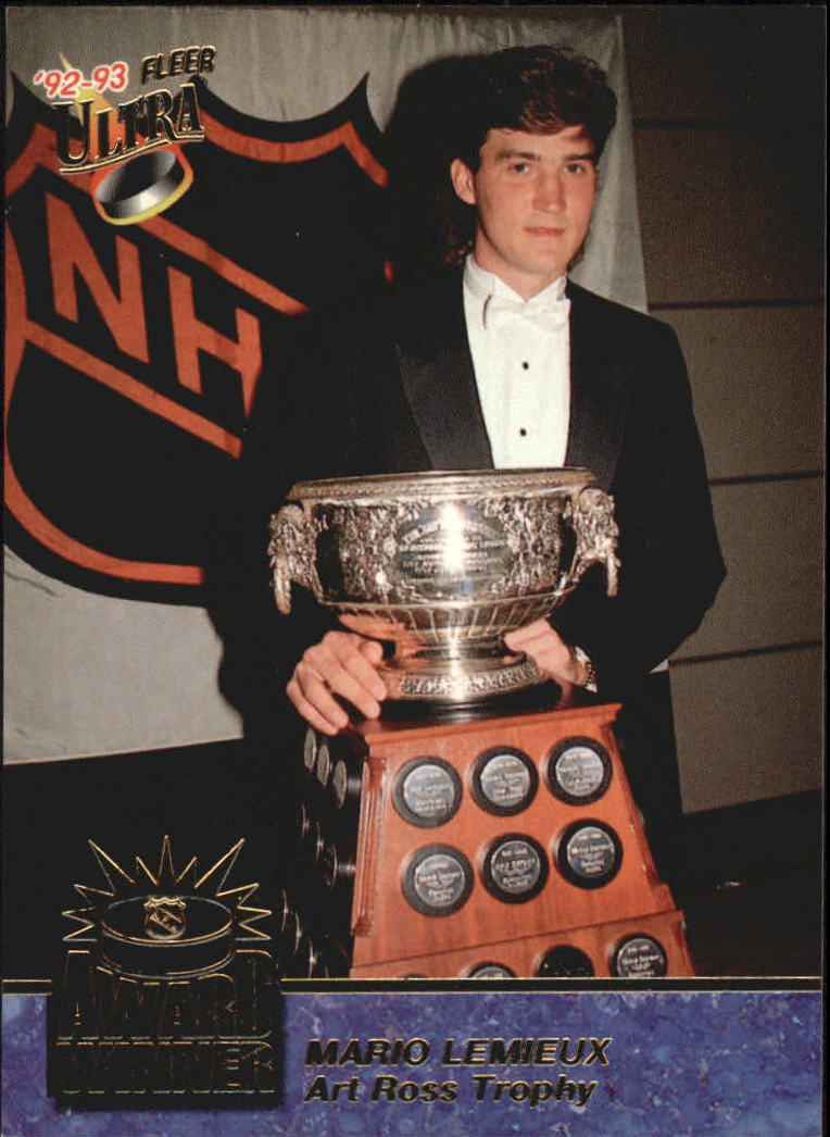 1992-93 Ultra Award Winners #5 Mario Lemieux