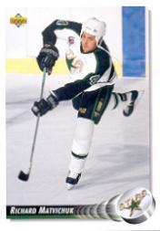 1992-93 Upper Deck #505 Richard Matvichuk RC