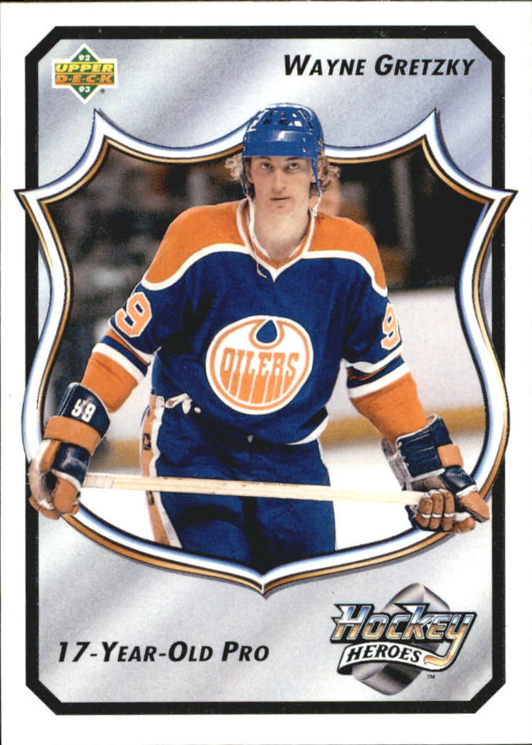 1992-93 Upper Deck Wayne Gretzky Heroes #11 17-Year-Old Pro