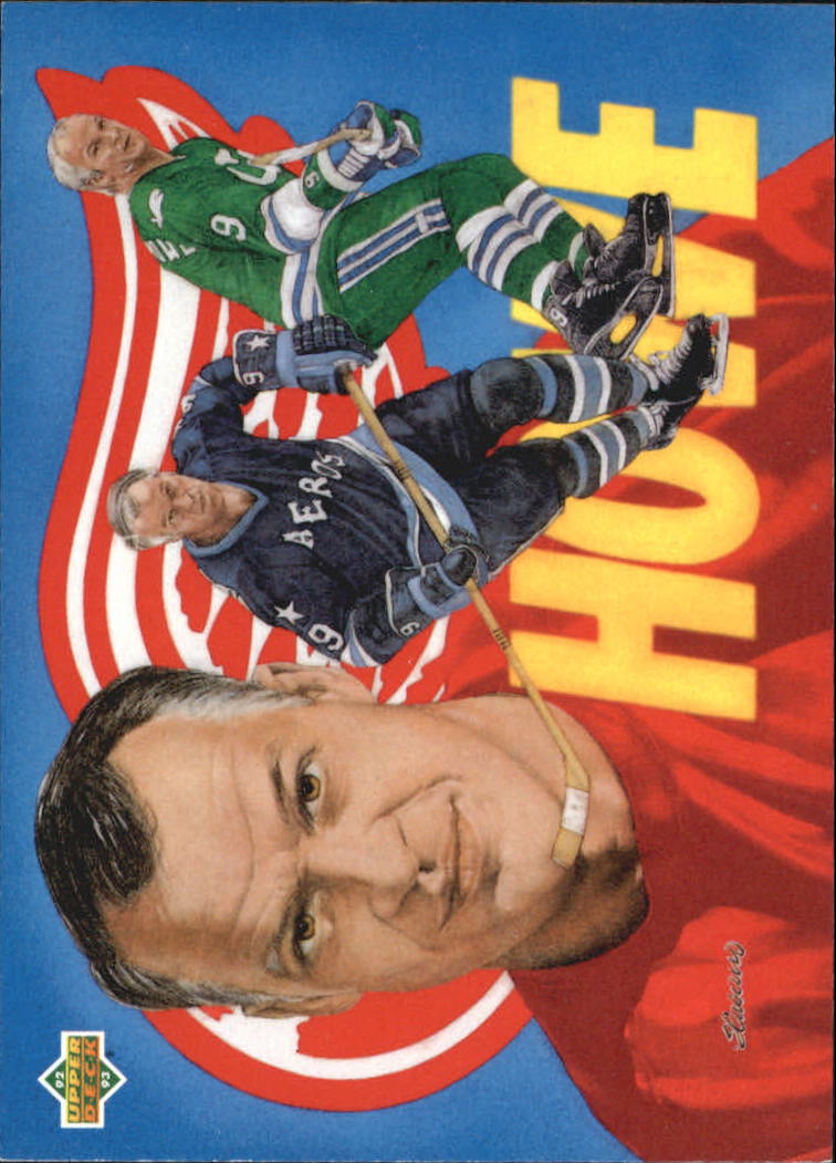 1992-93 Upper Deck Gordie Howe Heroes #27 Checklist Card
