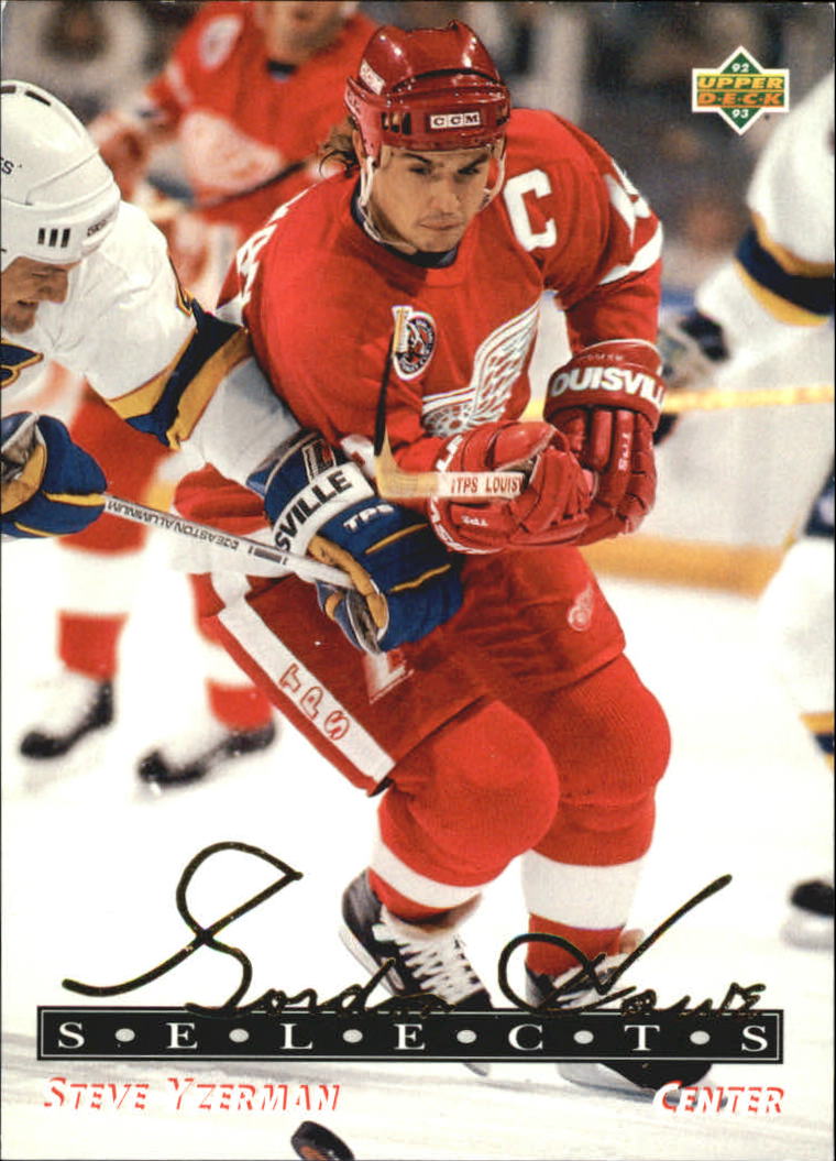1992-93 Upper Deck Gordie Howe Selects #G10 Steve Yzerman