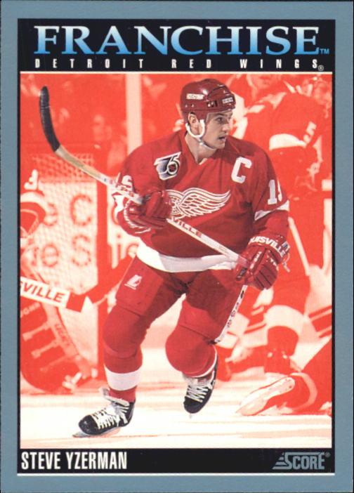 1992-93 Score Canadian #423 Steve Yzerman FP