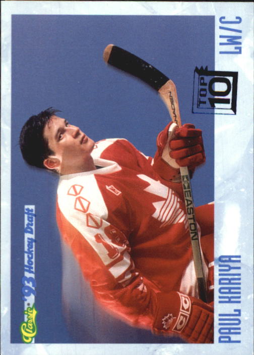 1993 Classic #4 Paul Kariya