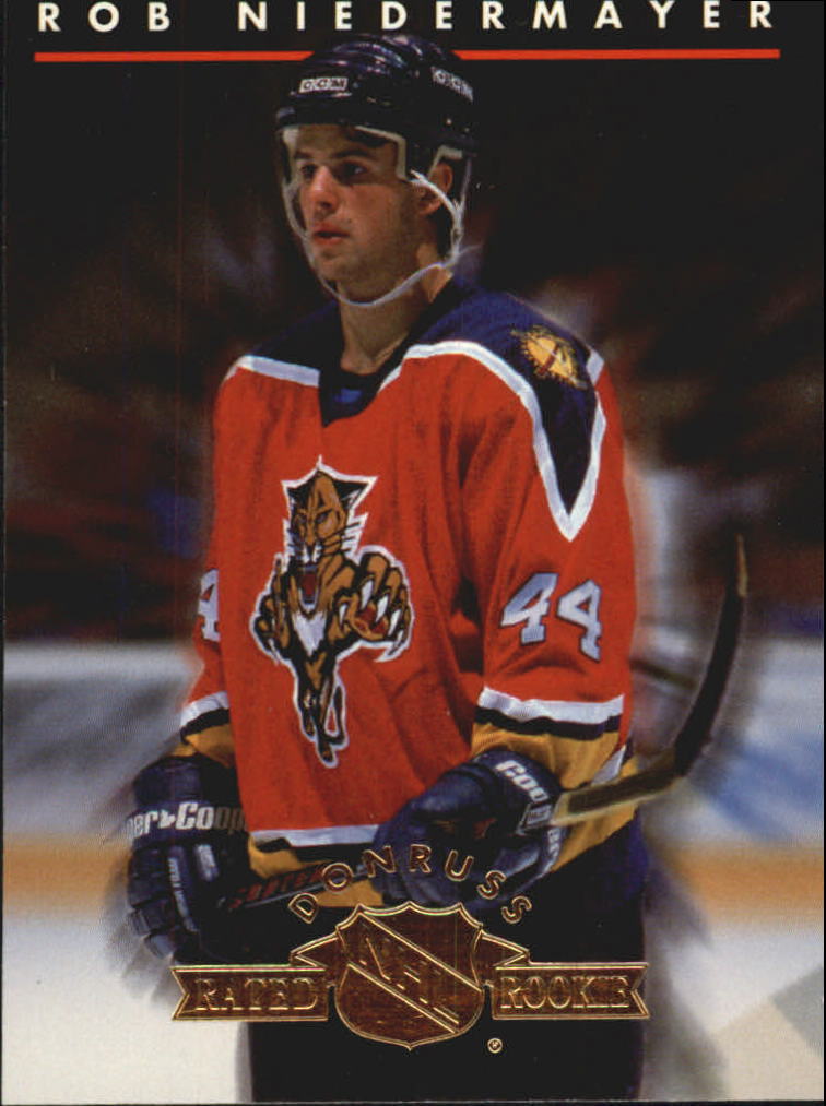 1993-94 Donruss Rated Rookies #4 Rob Niedermayer