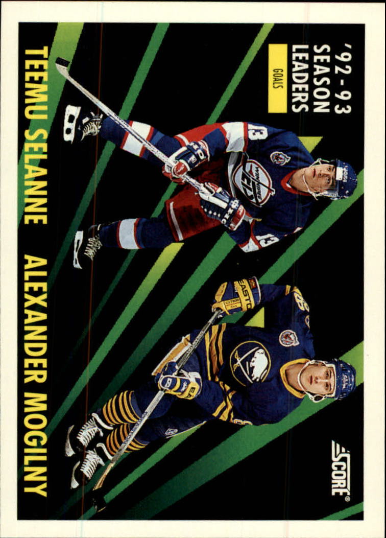 1993-94 Score Canadian #477 T.Selanne/A.Mogilny SL