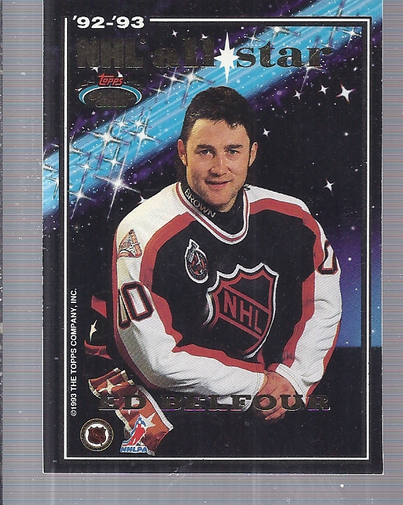 1993-94 Stadium Club All-Stars #1 Patrick Roy/Ed Belfour back image