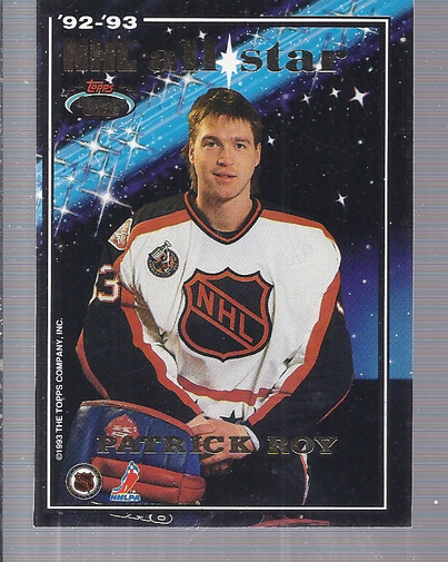 1993-94 Stadium Club All-Stars #1 Patrick Roy/Ed Belfour front image