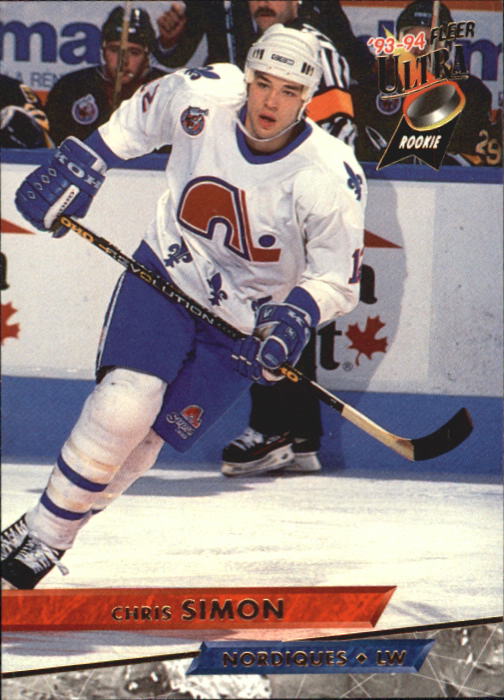 1993-94 Ultra #224 Chris Simon RC